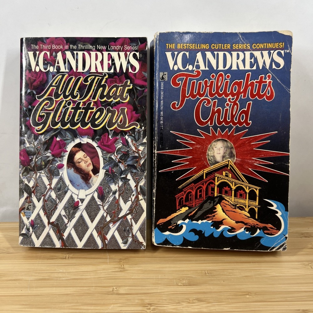 C. Andrews 2 Book Paperback Lot All That Glitters Twilight's Child PB